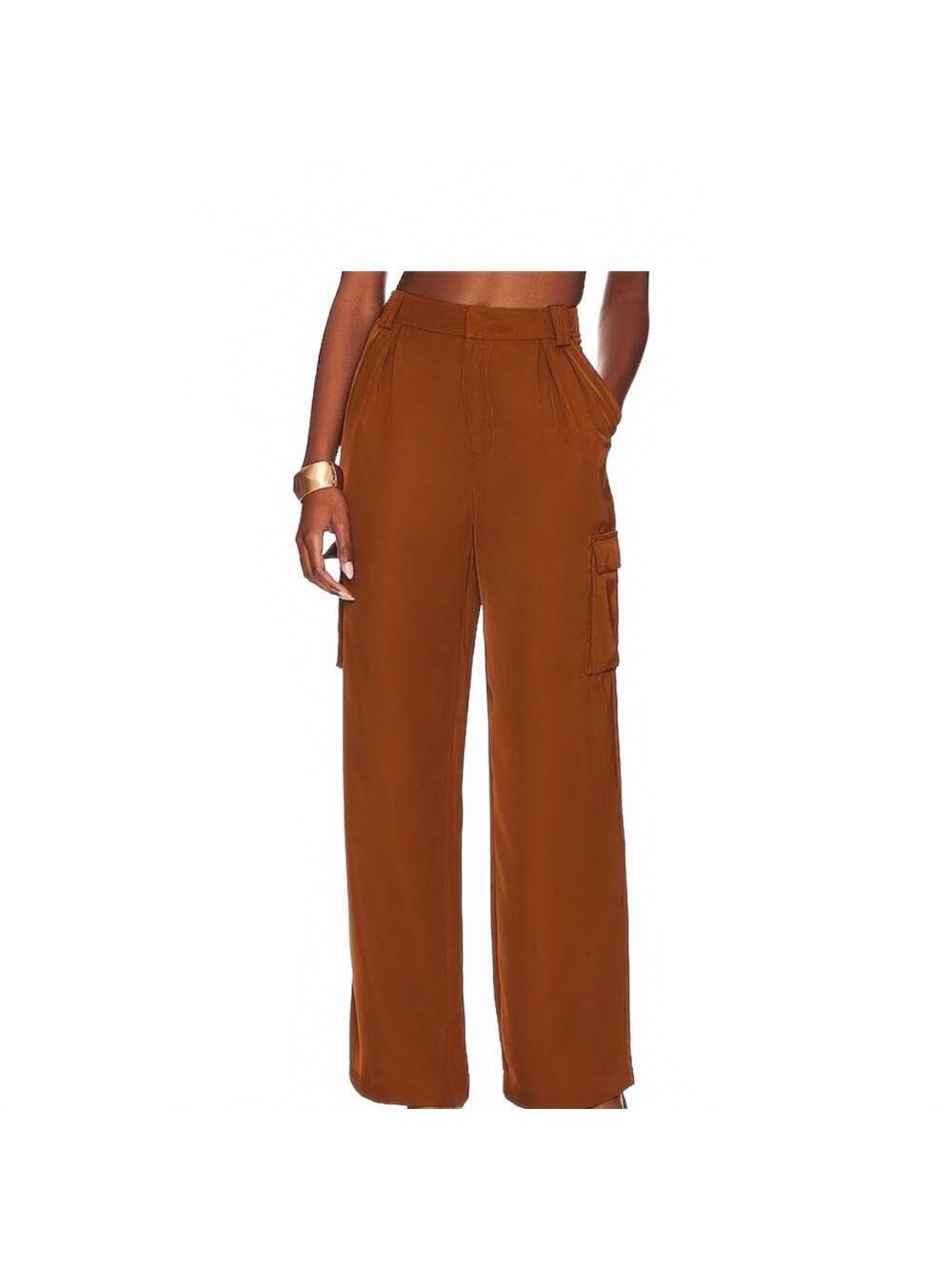 NWOT Rails Harlow Cargo Pant Relaxed Military  Henna Trouser Baggy Size 2 XS - Picture 8 of 16